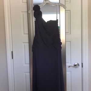 Size 6 plum colored bridesmaid dress